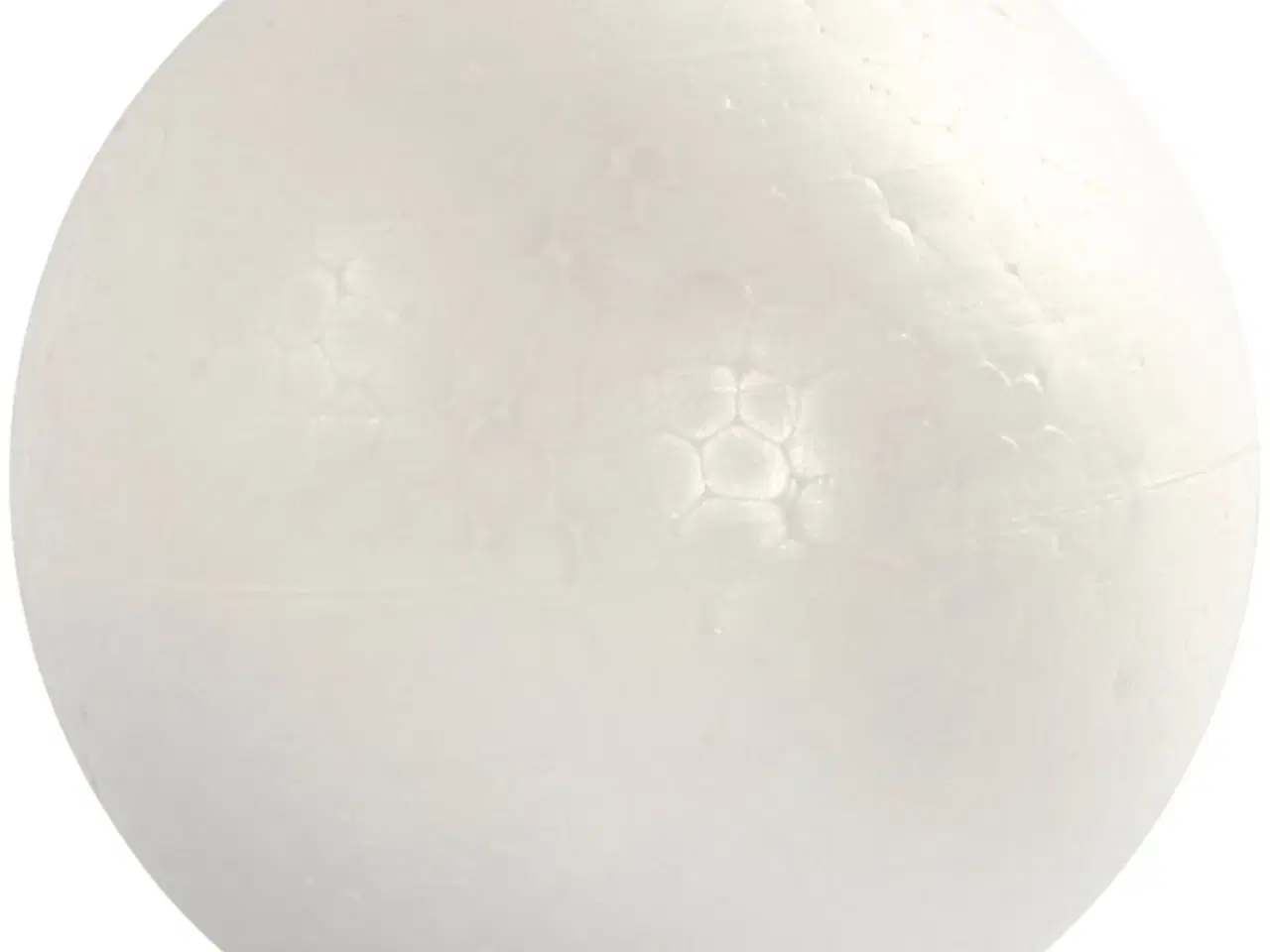 Billede 1 - Hvide Styroporkugler 12 cm - 5 stk. til Kreative Projekter