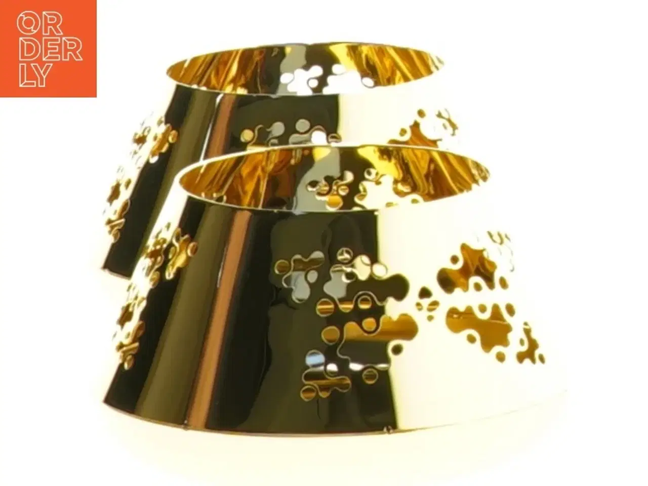 Billede 3 - Søde fyrfadsstager fra Georg Jensen l fra (str. ca. 4x6 cm)