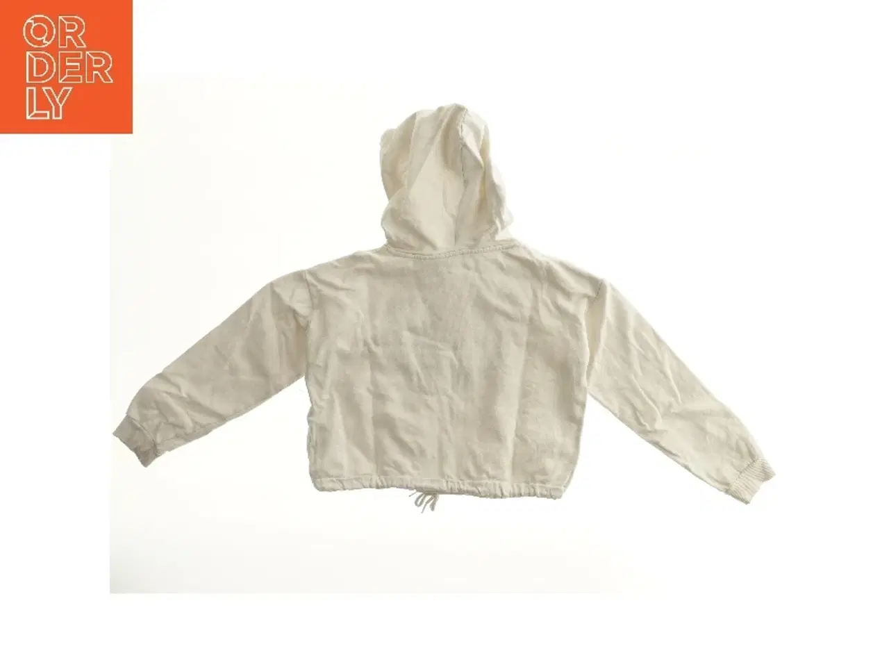 Billede 2 - Hvid hættetrøje med tegneserieprint fra H&M (str. 152)