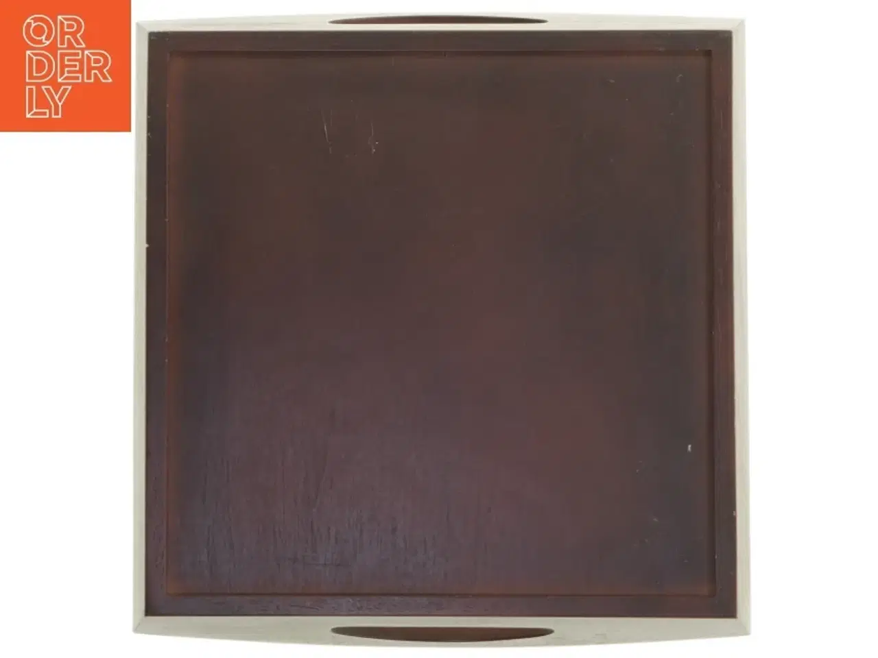 Billede 6 - Træbakke med håndtag (str. 33 x 33 cm)