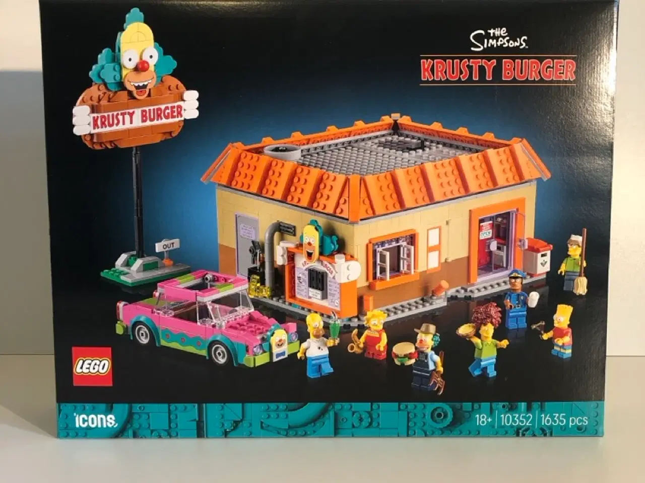 Billede 1 - LEGO The Simpsons (Icons) 10352 Krusty burger