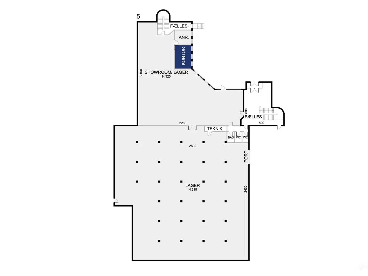Billede 10 - Stor kontor og lagerejendom med ledige lejemål i varierende størrelser som gør det muligt at finde et lejemål efter behov
