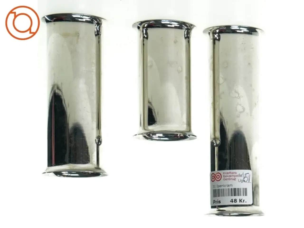Billede 4 - Lysestager / Vaser fra Menu Danish steel House (str. 15 x 5 cm 9 x 5 cm 11 x 5 cm)