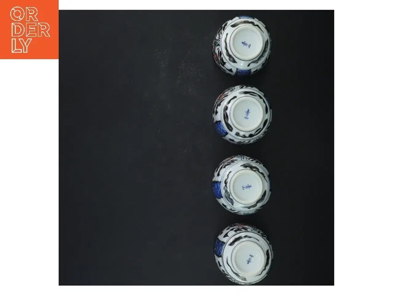 Billede 4 - Japanske sake kopper (4 styk, 7,5x6,5 cm)