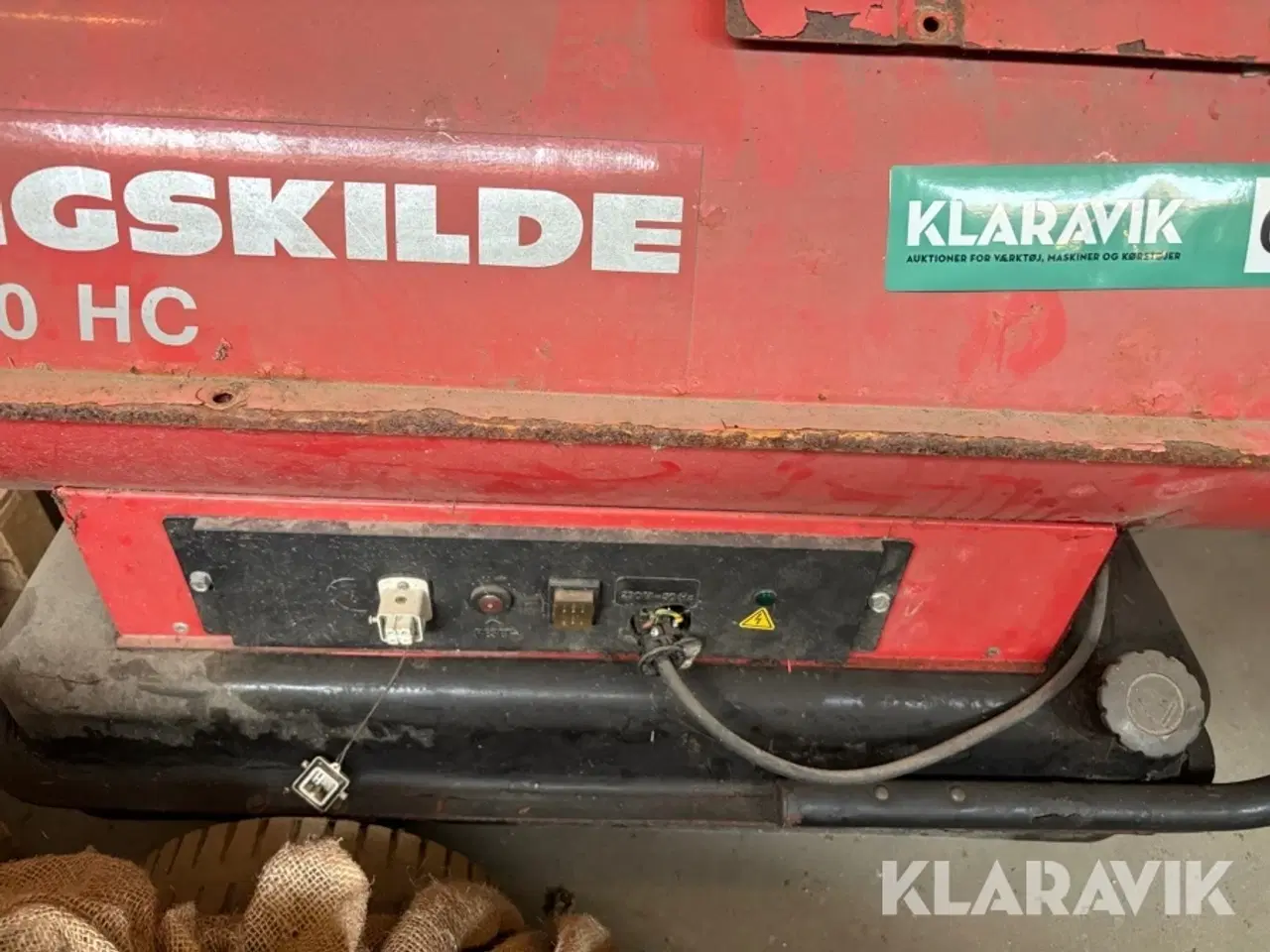 Billede 6 - Oliekanon Kongskilde KAI 180 HC reparationsgenstand