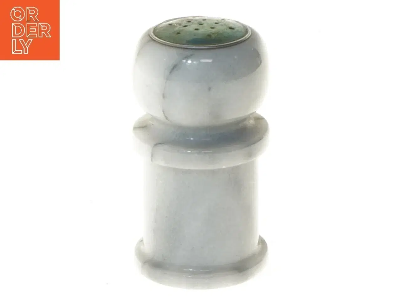 Billede 1 - Salt og peber sæt i  marmor (str. 10 cm)