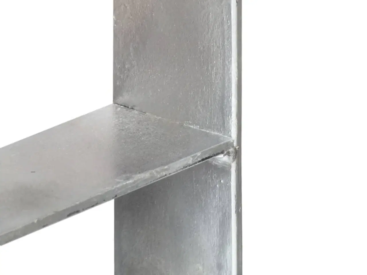 Billede 6 - Hegnspløkker 6 stk. 9x6x60 cm galvaniseret stål sølvfarvet