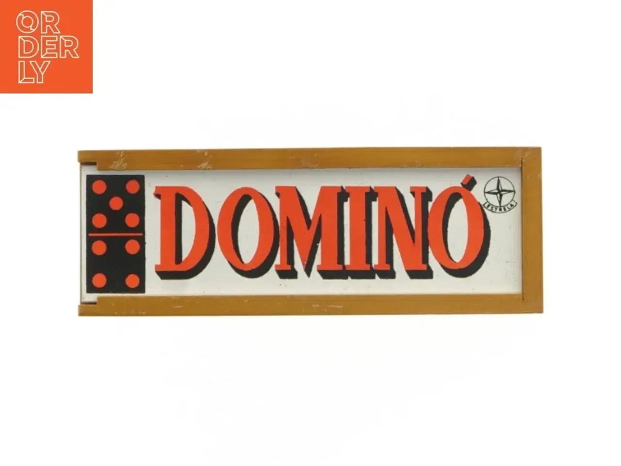Billede 3 - Dominospil i trææske (str. 21 x 7,5 x 5,5 cm)