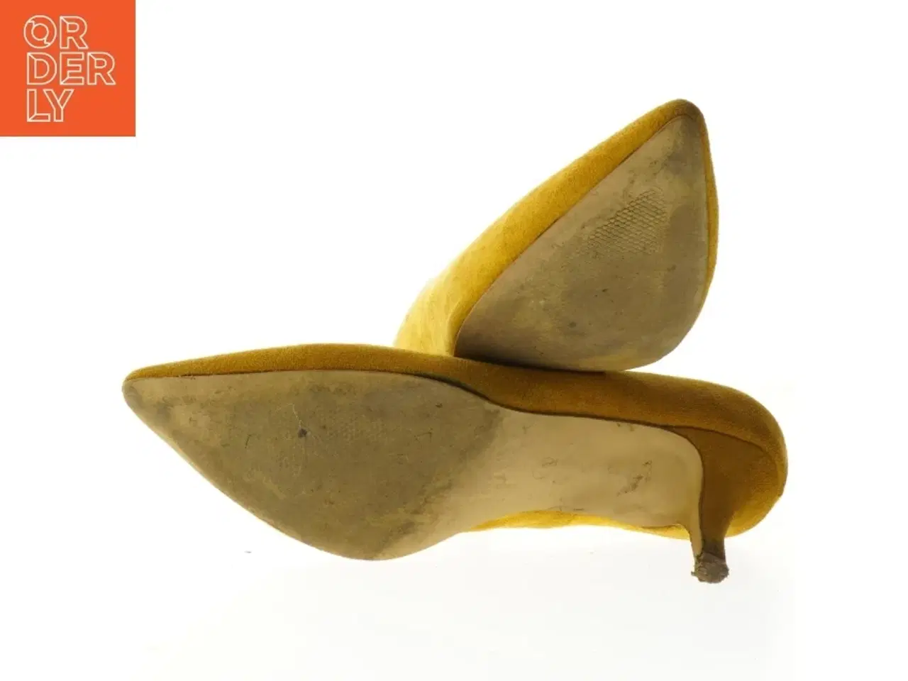 Billede 3 - Gule stiletter i størrelse 40 (str. 40 )