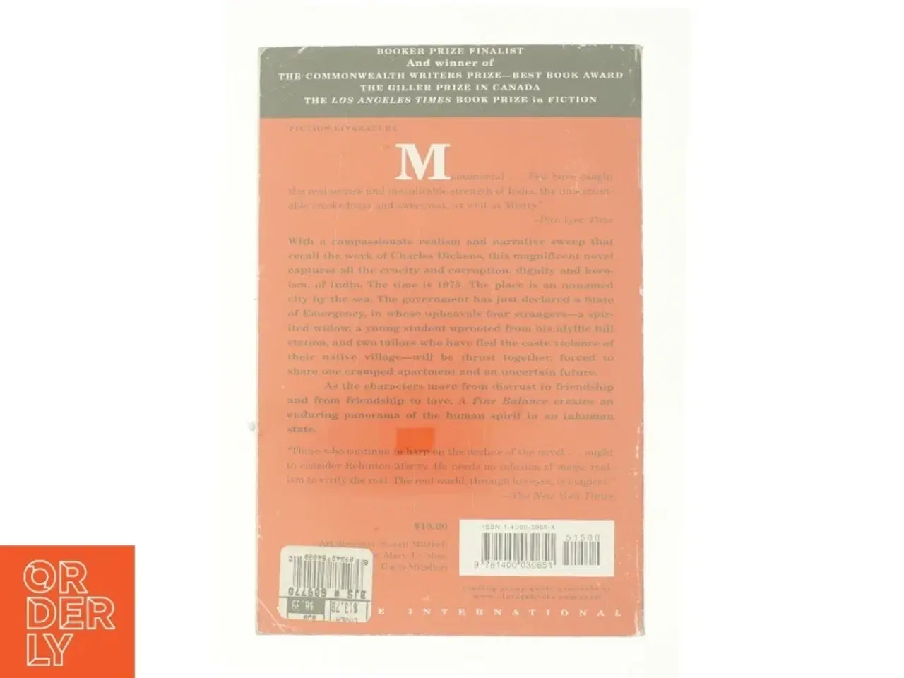 Billede 2 - A Fine Balance (eBook) af Mistry, Rohinton (Bog)