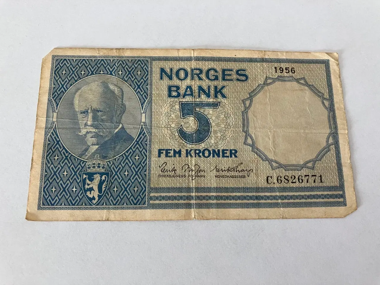 Billede 1 - 5 Kroner 1956 Norge
