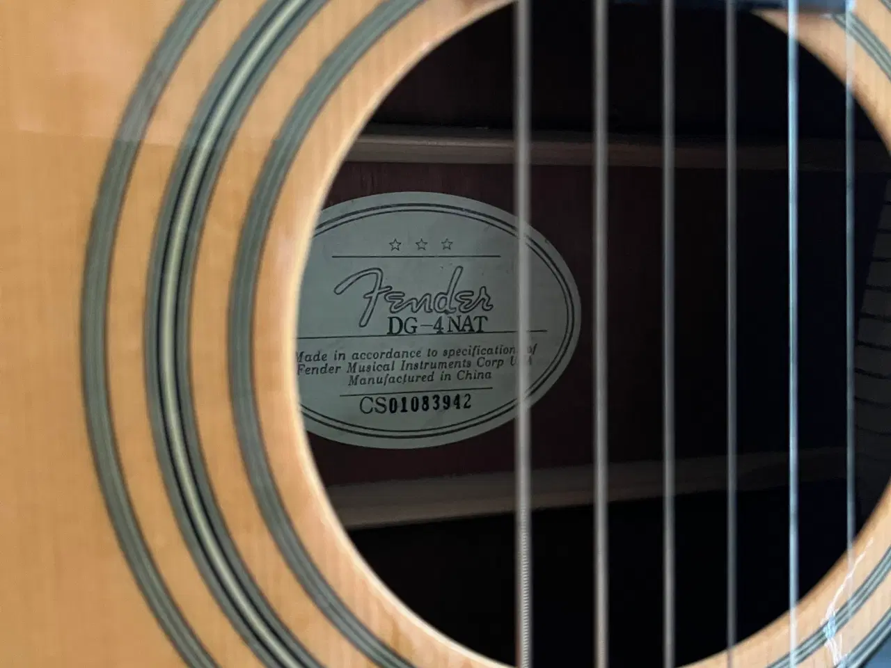 Billede 2 - Fender DG4-Nat