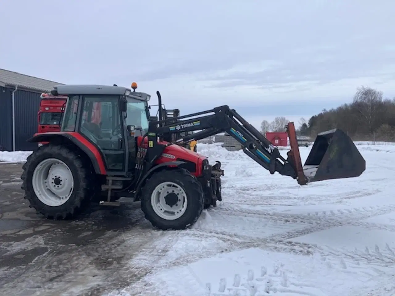 Billede 8 - Massey Ferguson 4245 med frontlæsser og frontlift