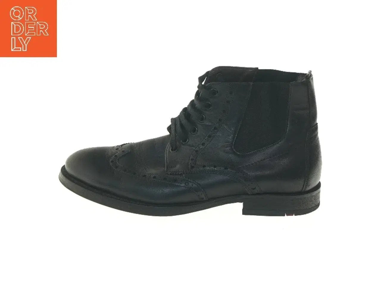 Billede 1 - Sort lloyd herrestøvle med brogue detaljer fra Lloyd (str. 42 )