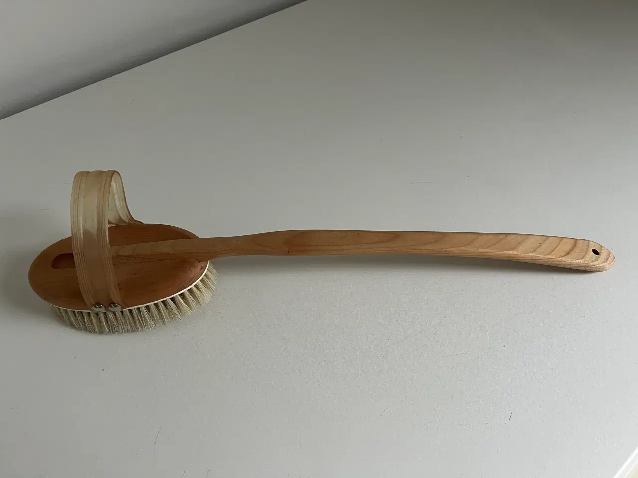 Billede 2 - Badebørste m/træskaft & naturhår
