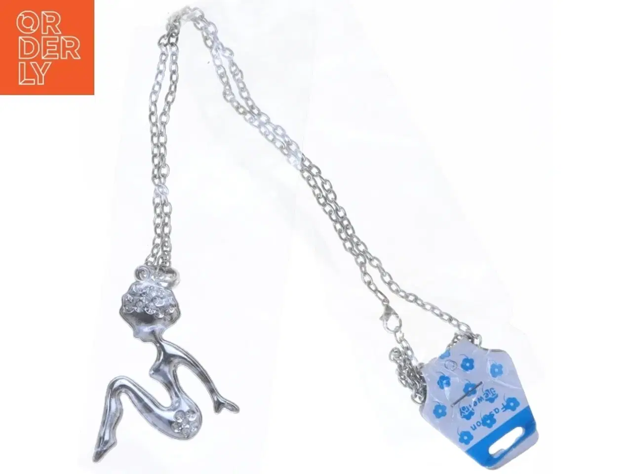 Billede 2 - Sølv halskæde med figur vedhæng fra Fashion Jewelry (str. 60 cm)