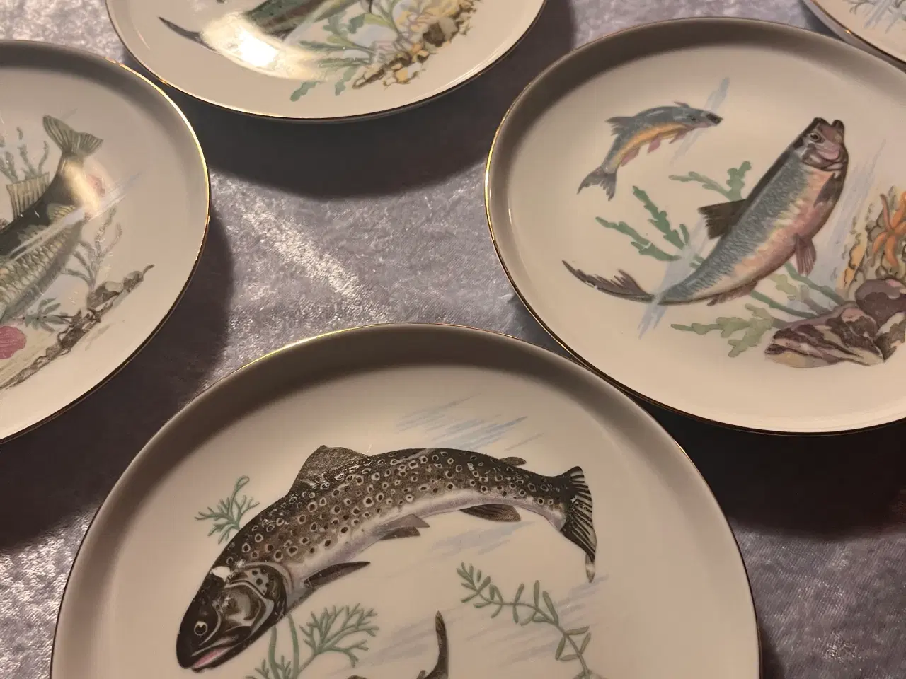 Billede 2 - 10 stk. fiske/sildetallerkner