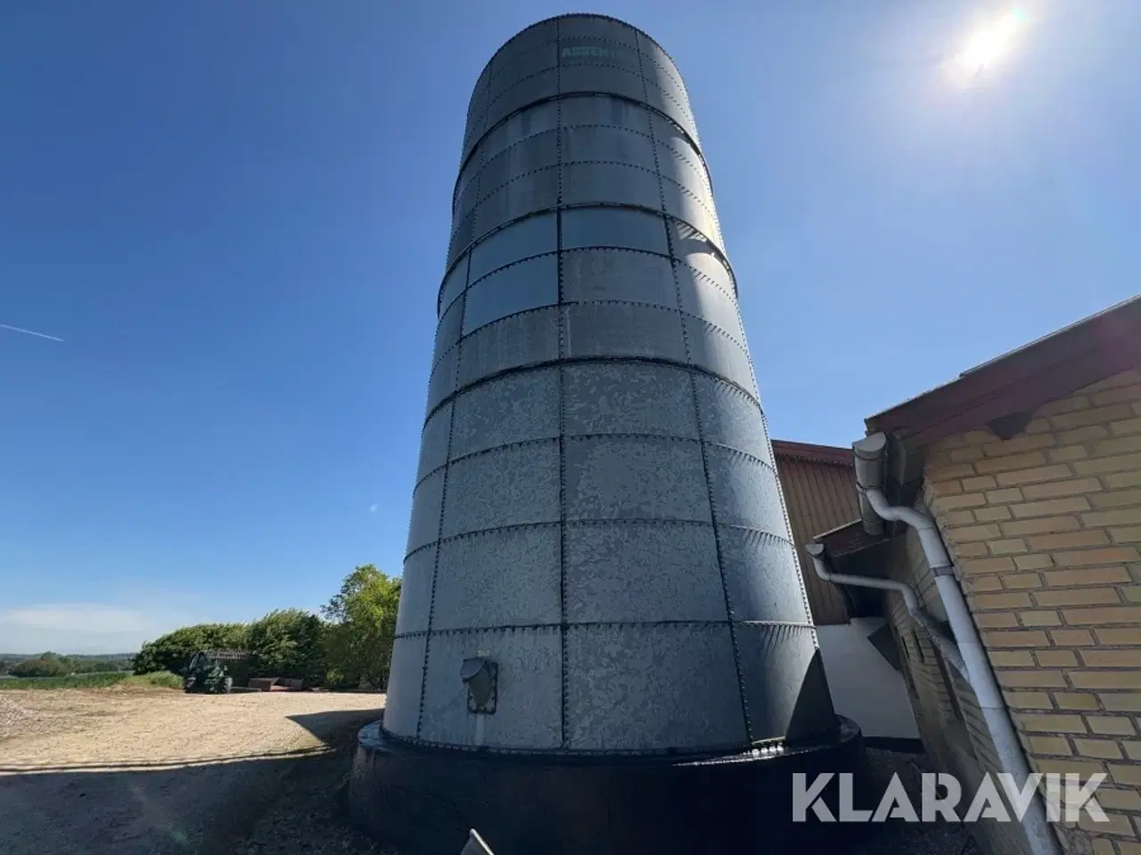 Billede 4 - Kornsilo anlæg med kornblæser og snegl. Kongskilde, Assentoft