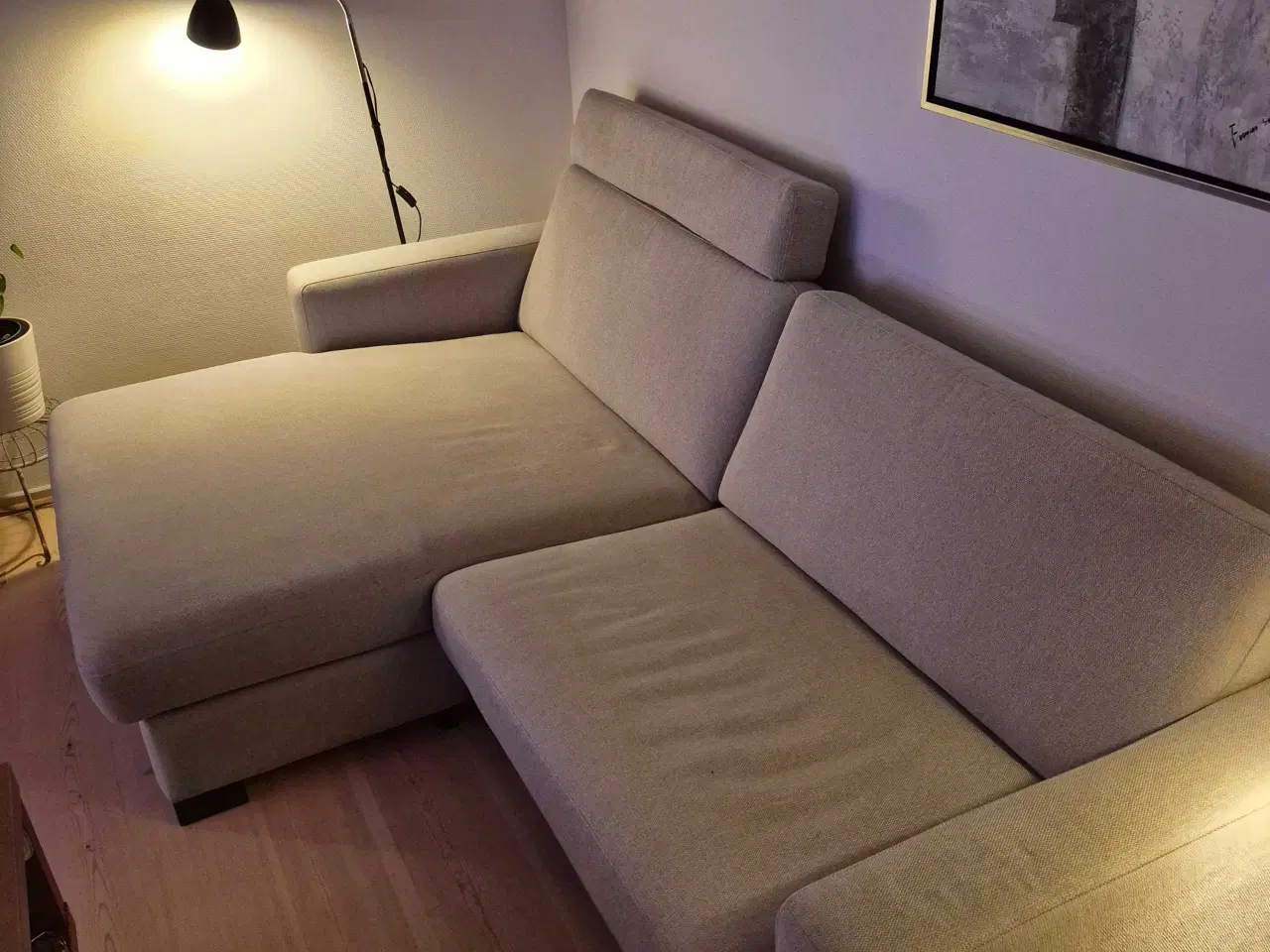 Billede 2 - Sofa med chaiselong