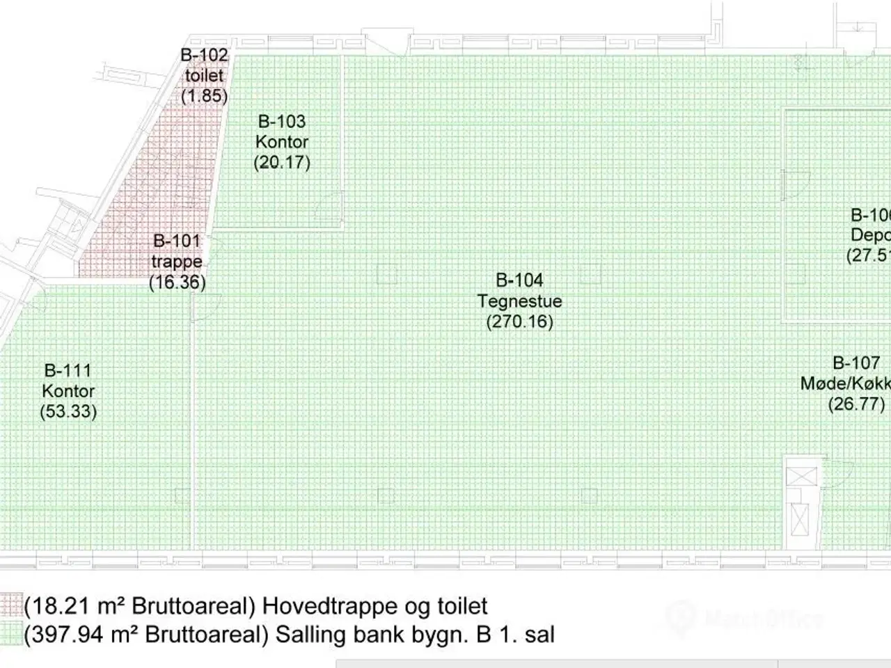 Billede 11 - Centralt beliggende kontorlejemål - i alt 584 kvm