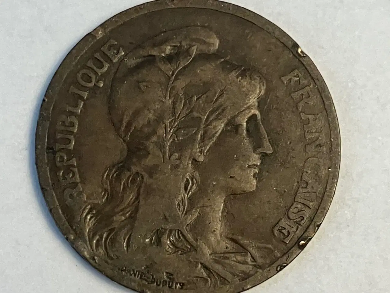Billede 2 - 5 Centimes France 1899