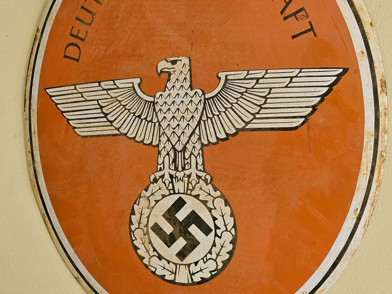 Billede 1 - Emaljeskilt fra den tyske ambassade