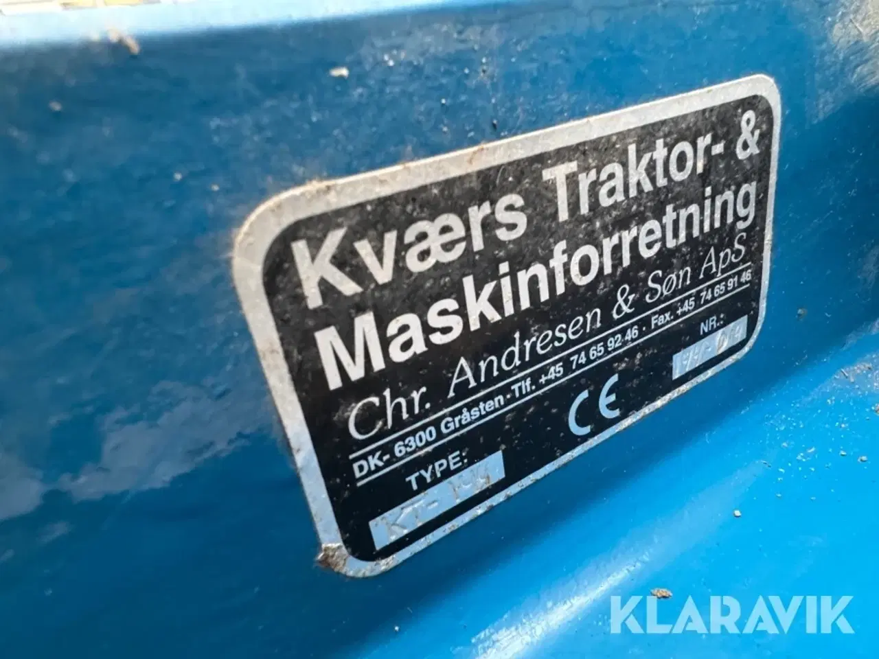 Billede 5 - Kost Kværs Traktor & Maskinforretning KT-144