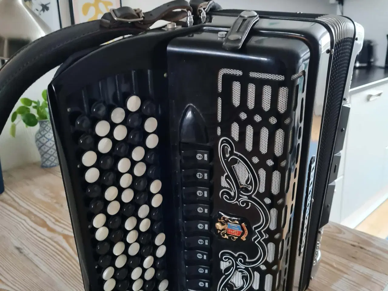 Billede 2 - Knapharmonika, velholdt Italiensk Guerrine  