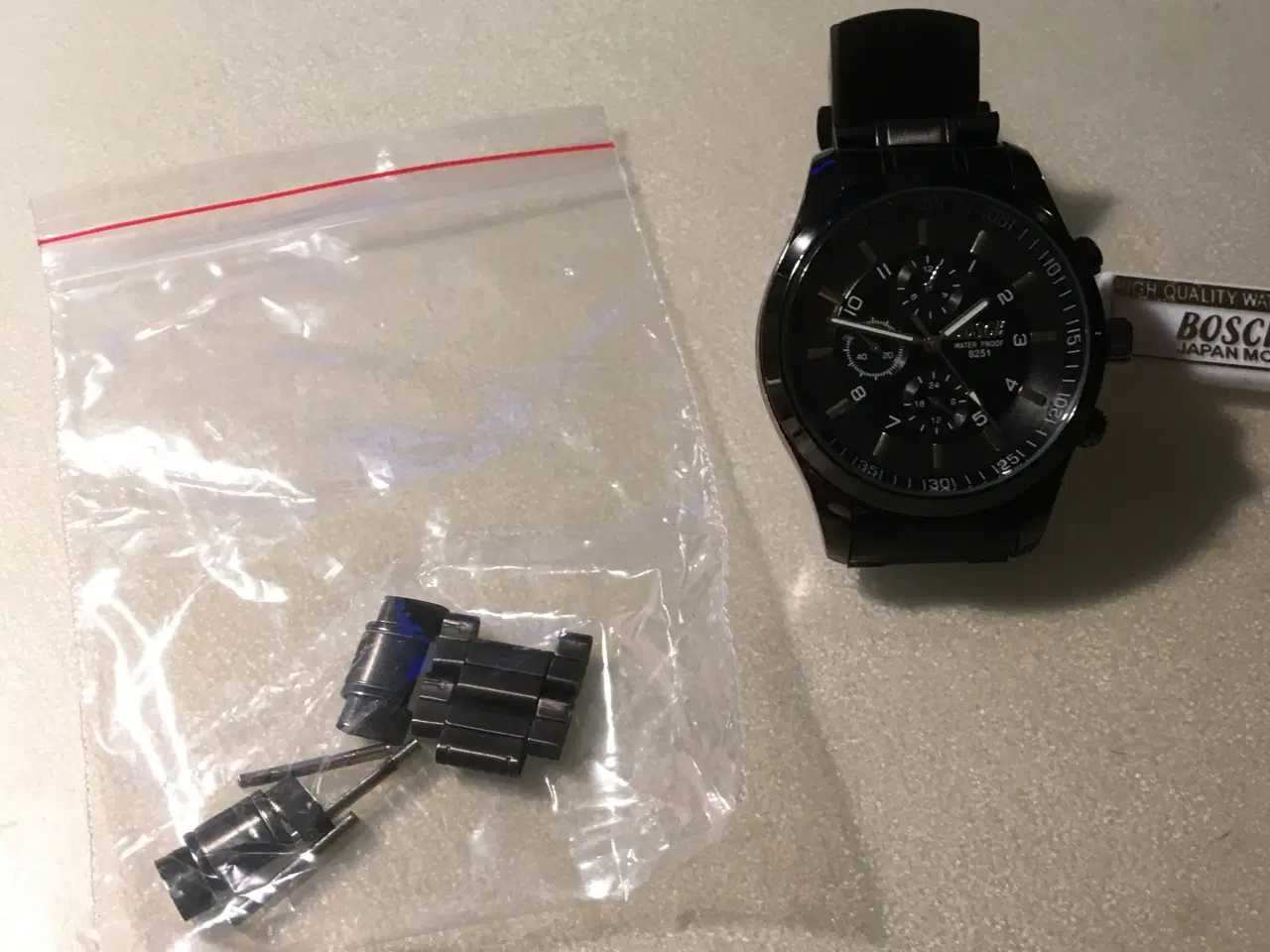 Billede 1 - Nyt elegant og smart ur i sort let stål