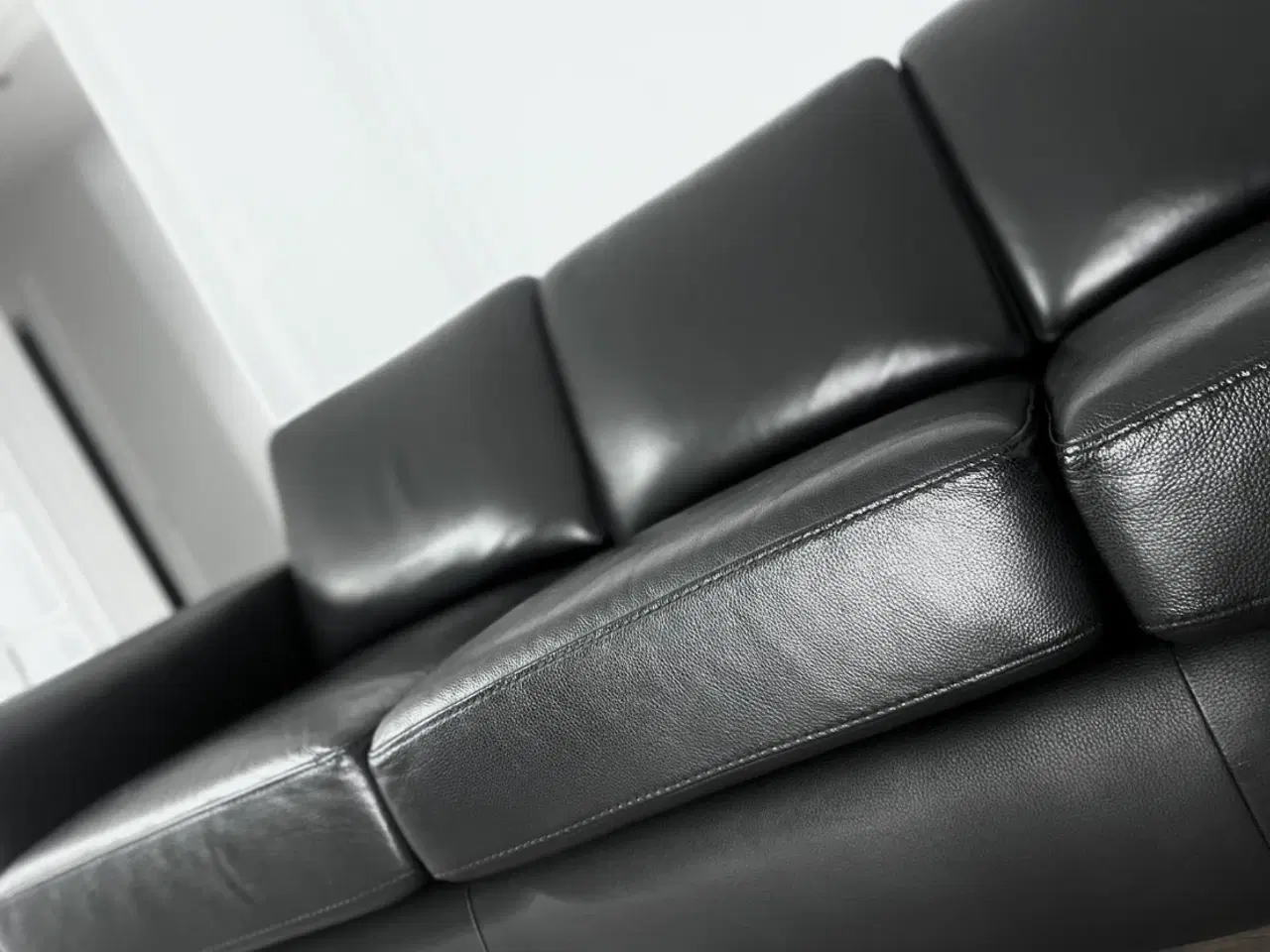 Billede 6 - Chaiselong Sofa Læder ILVA