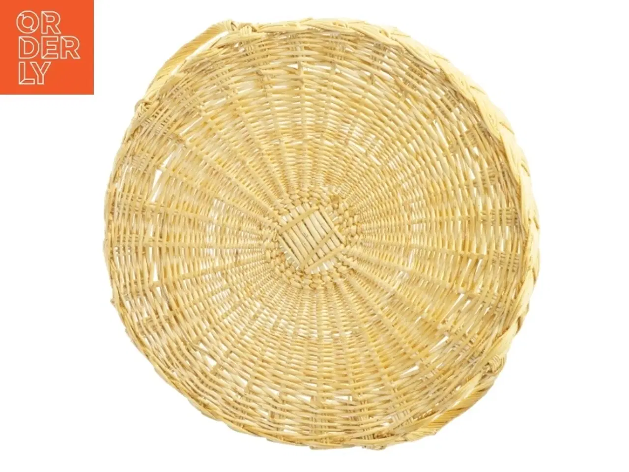 Billede 4 - Rund flettet serveringsbakke (str. Ø. 35 cm)