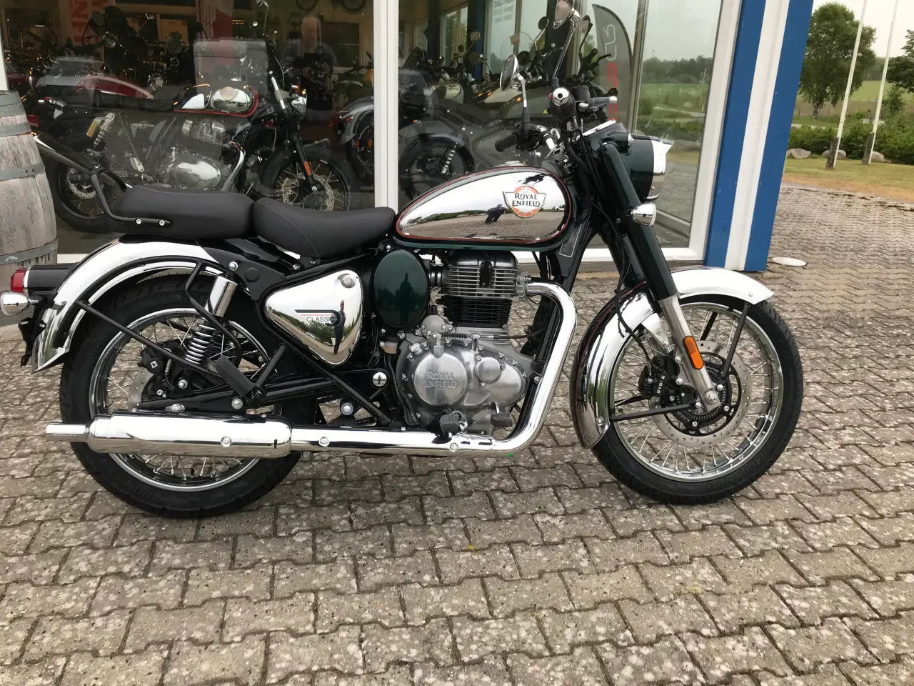 Billede 1 - Royal Enfield Classic 350 Top  Green Chrome