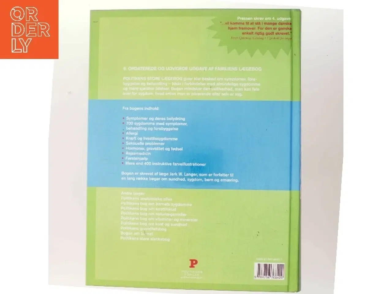 Billede 3 - Politikens store lægebog af Jerk W. Langer (Bog)