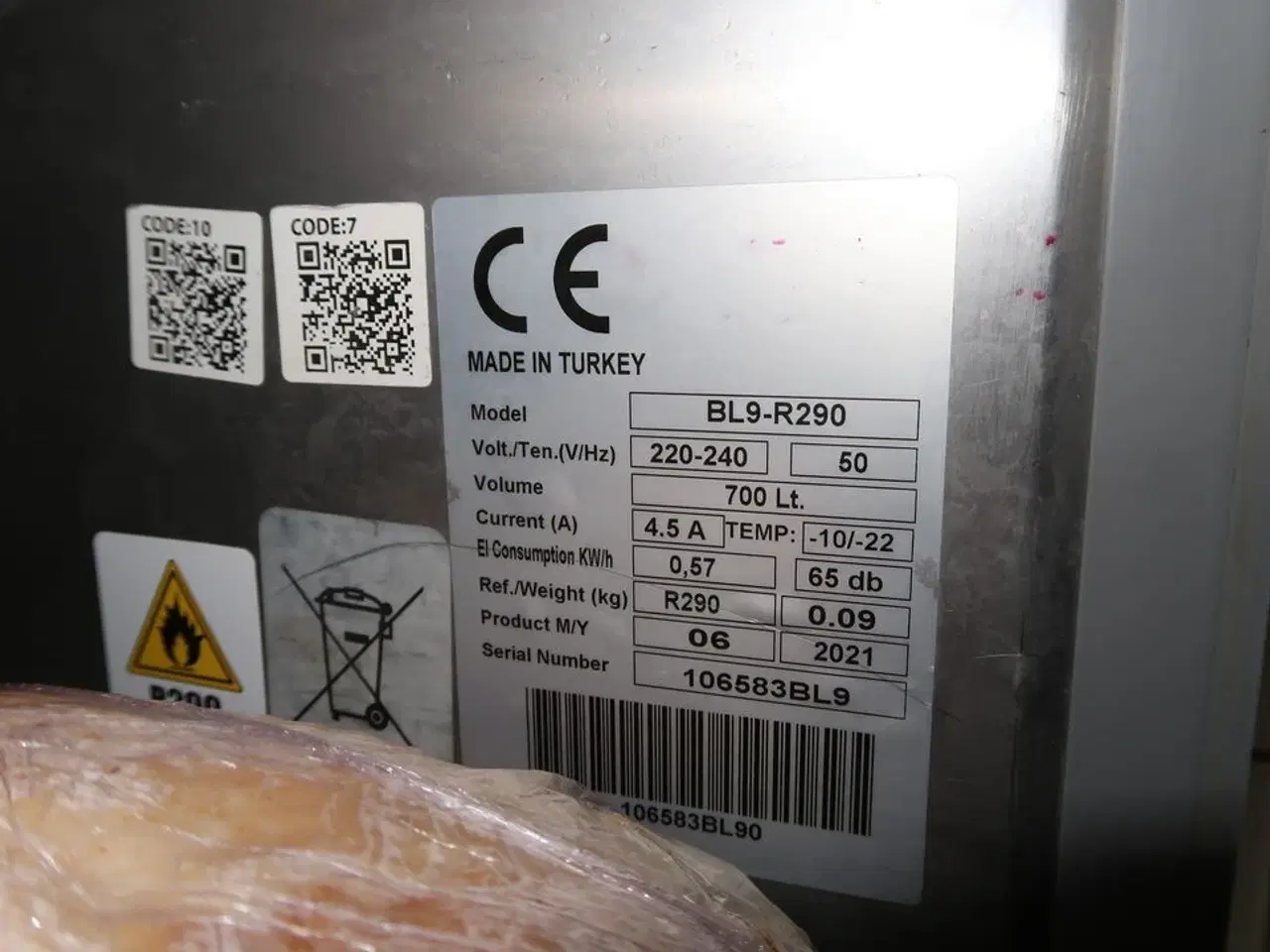 Billede 5 - Fryseskab FRENOX BL9-R290 uden indhold