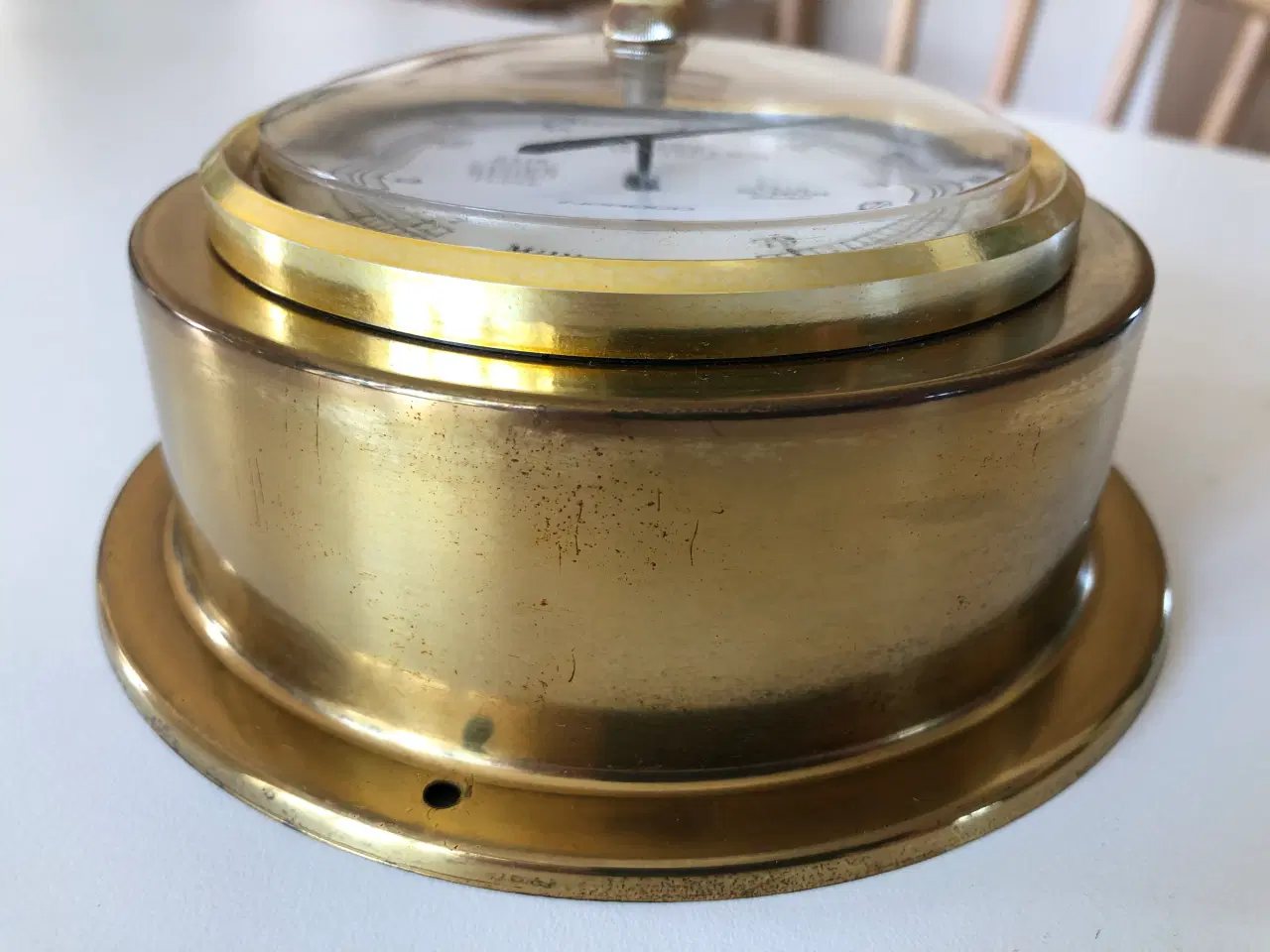 Billede 3 - Skibsbarometer i messing fra Inproco