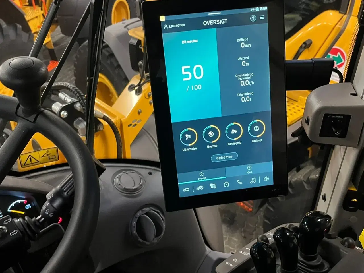 Billede 9 - Volvo L 90H  H2 fabriksny Dansk maskine med masser af udstyr, blan.Co-Pilot & med brede 650/65R25 hjul