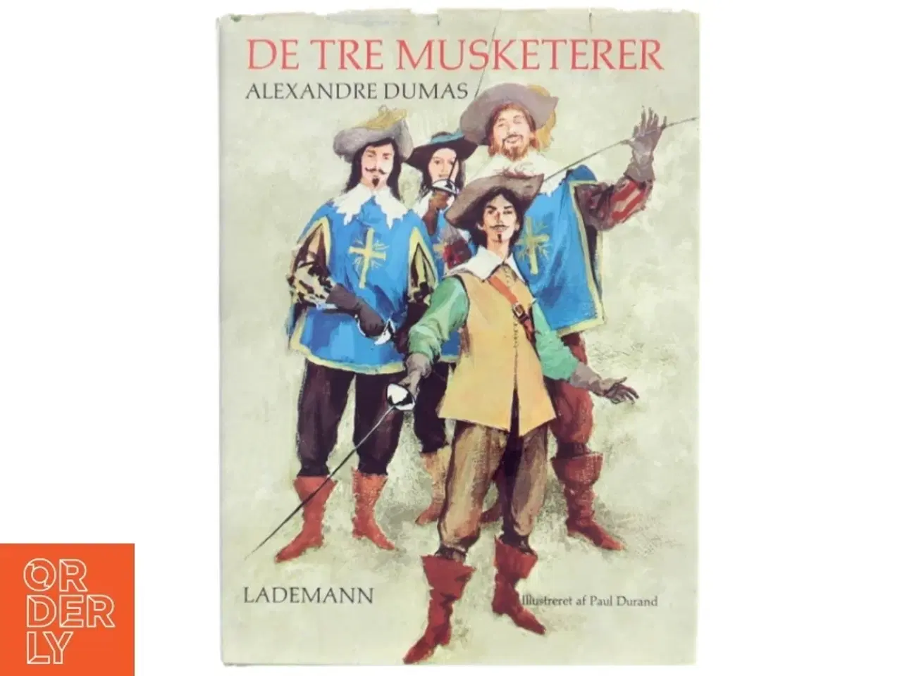 Billede 1 - De tre musketerer bog fra Lademann