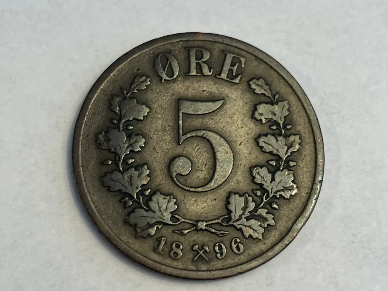 Billede 1 - 5 Øre 1896 Norge