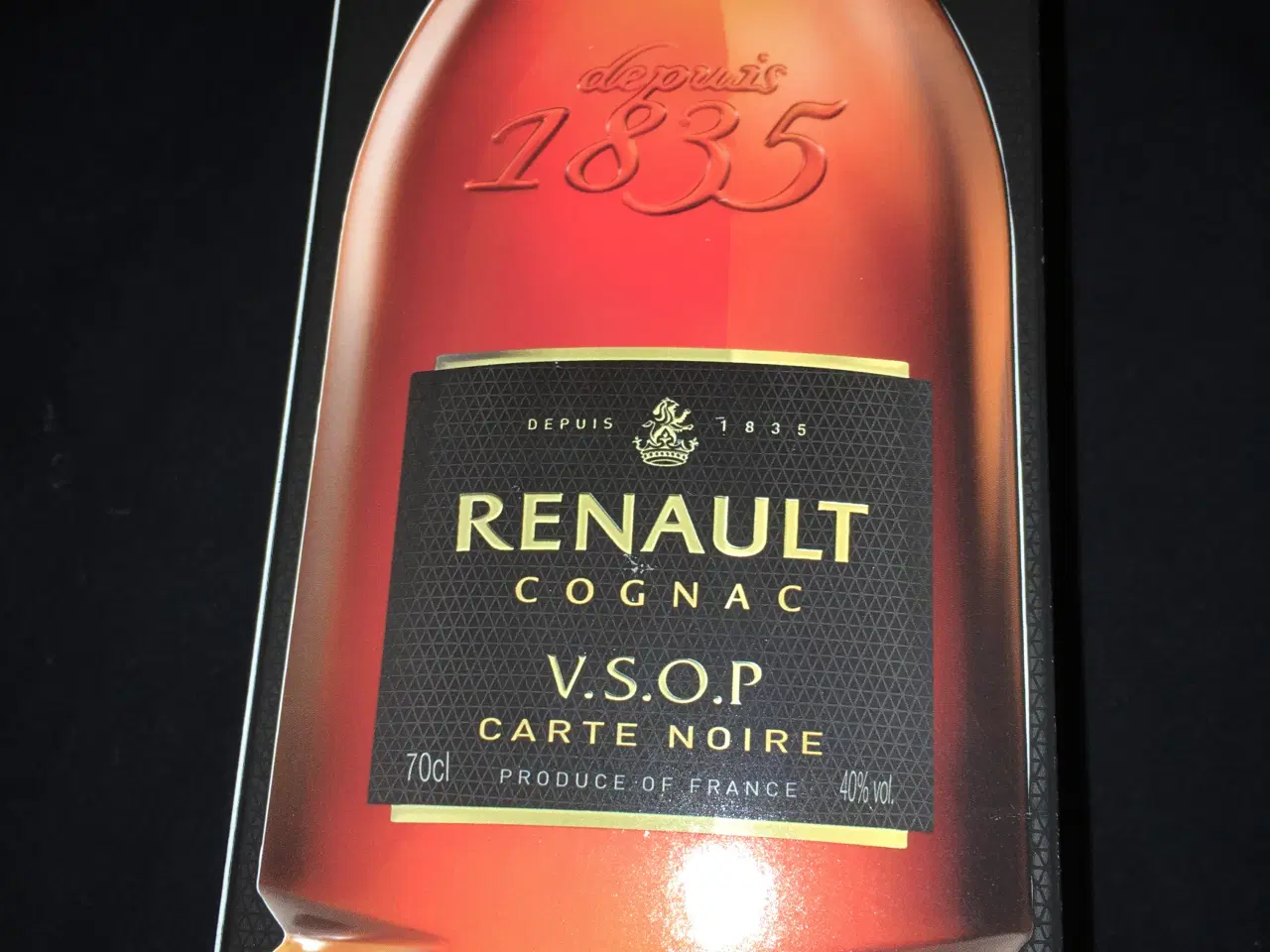 Billede 1 - Renault Carte Noire Cognac 70 cl