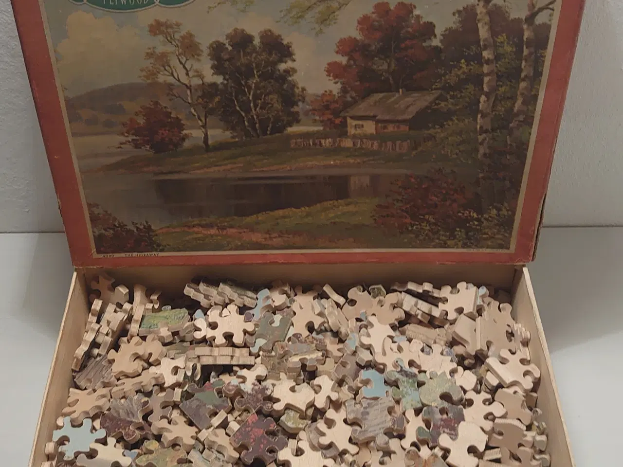 Billede 3 - Victory Jig-saw puzzle. 1000 træbrikker. Ca 1950