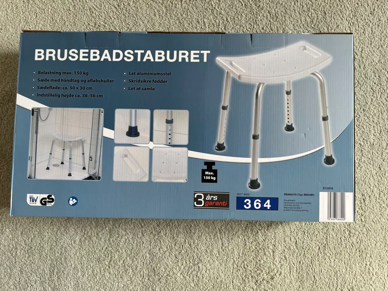 Billede 1 - Toiletstol/taburet