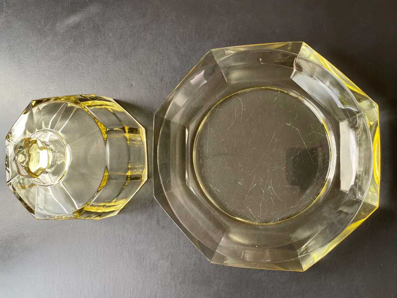 Billede 2 - Vintage glas osteklokke