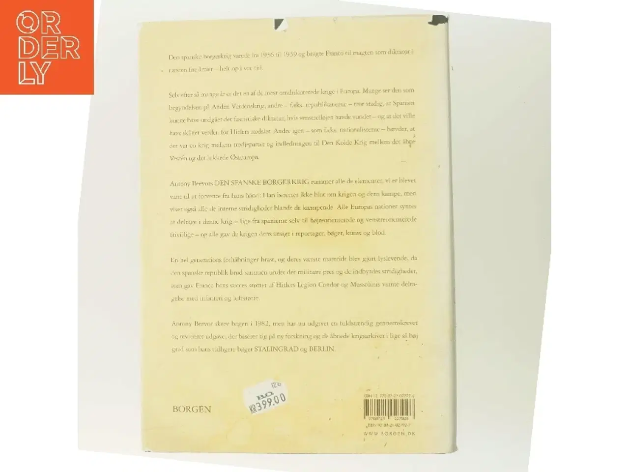 Billede 3 - Den spanske borgerkrig 1936-1939 af Antony Beevor (Bog)