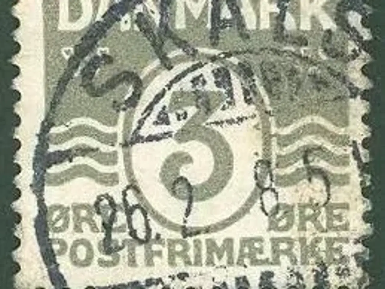 Billede 1 - Skals på Bølgelinie 3 øre grå, 1918