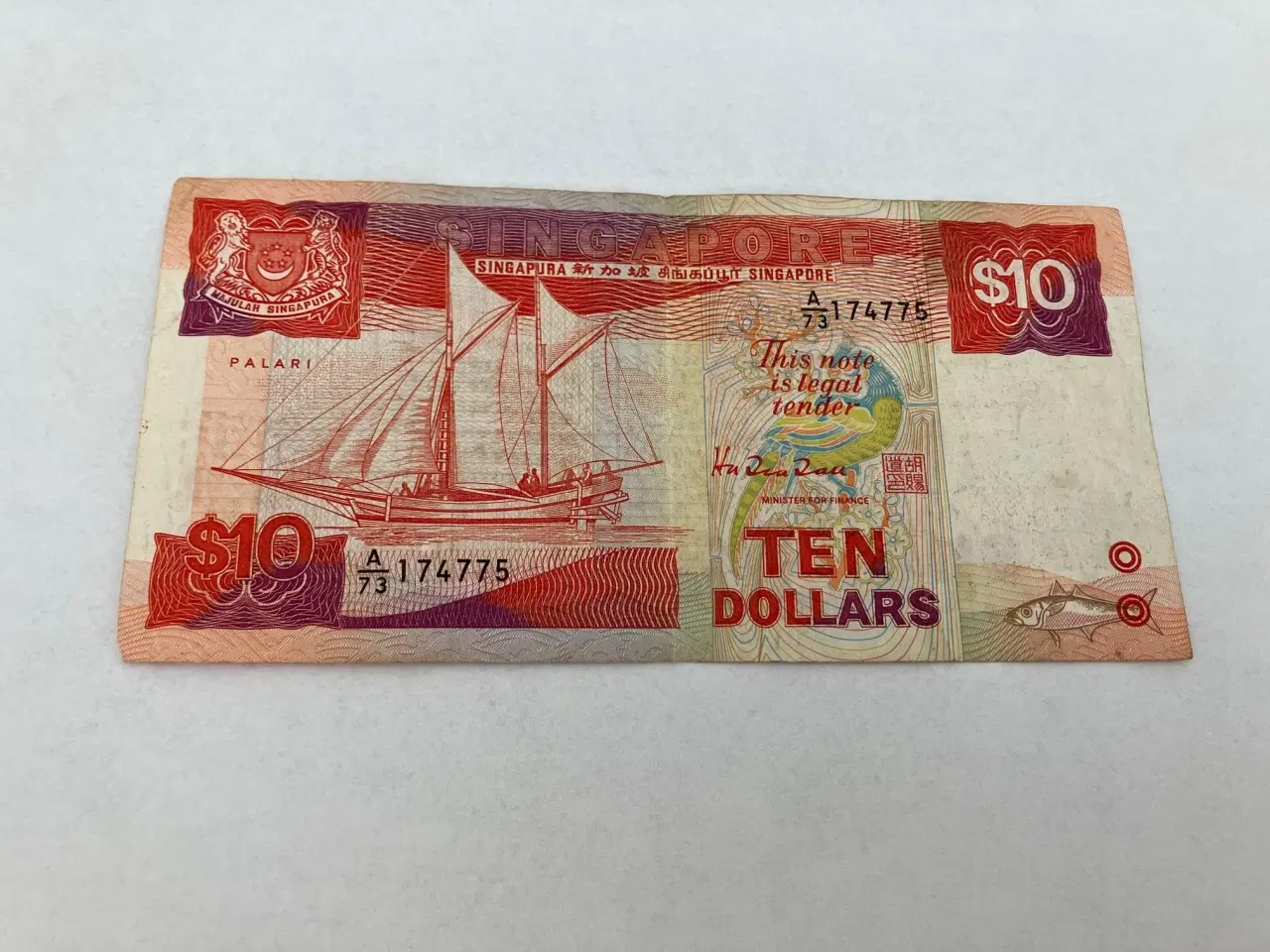 Billede 1 - 10 Dollars Singapore