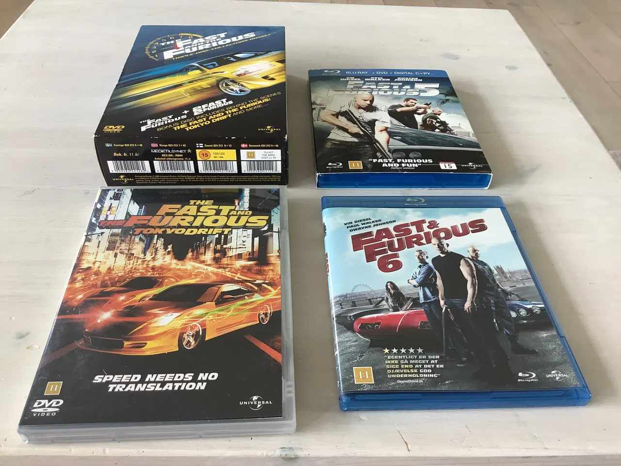 Billede 1 - Fast & Furious film - DVD og Blu-Ray