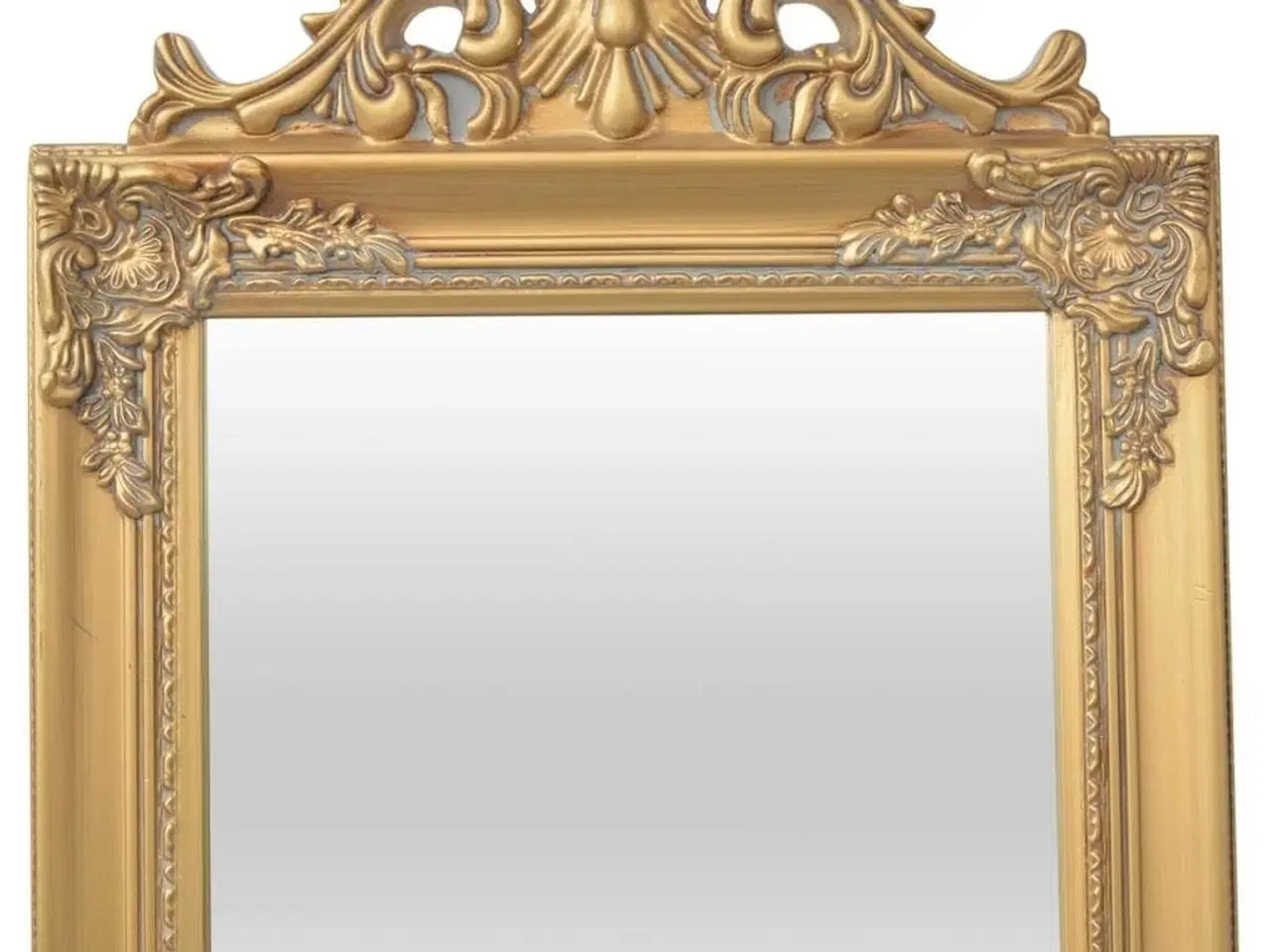 Billede 3 - Fritstående spejl 160x40 cm barokstil guldfarvet