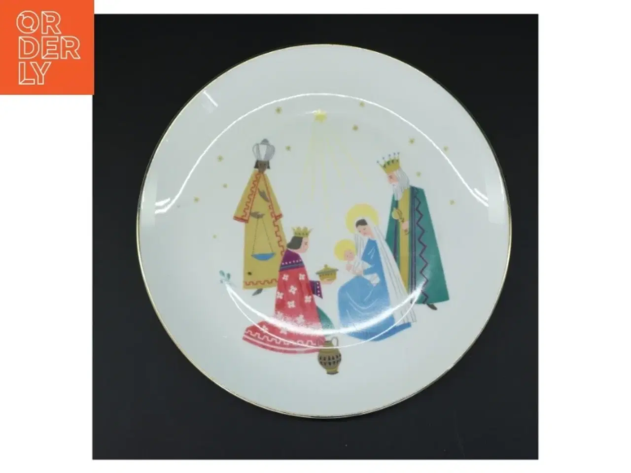 Billede 3 - Dekorative juleplatter fra H&G (str. Ø 26 cm)