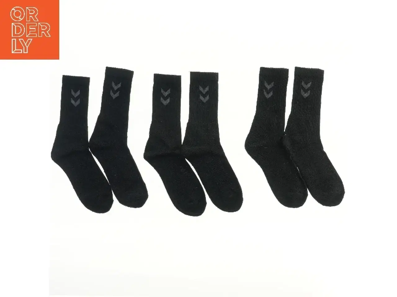 Billede 1 - Sorte børnesokker, størrelse 32-35 (str. størrelse 32-35 cm)