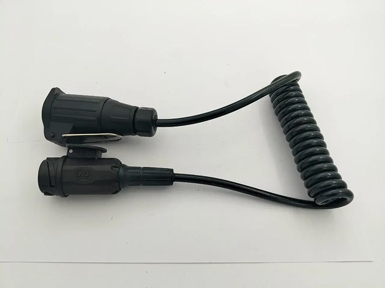 Billede 2 - Spiralkabel 13 polet Han/Hun 1,5 m